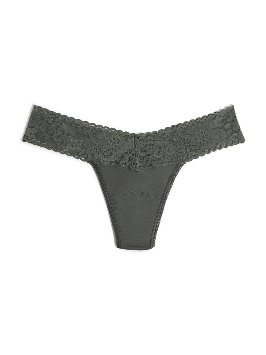 DreamEase™ Low Rise Thong Spaced Out Grey - Hanky Panky