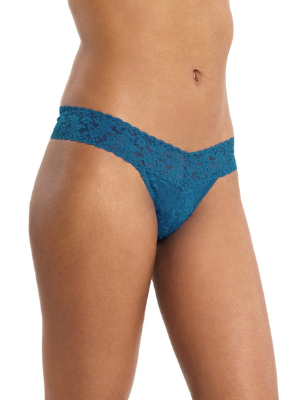 Secret Garden 5 Pack Signature Lace® Low Rise Thongs In Printed Box - Hanky Panky