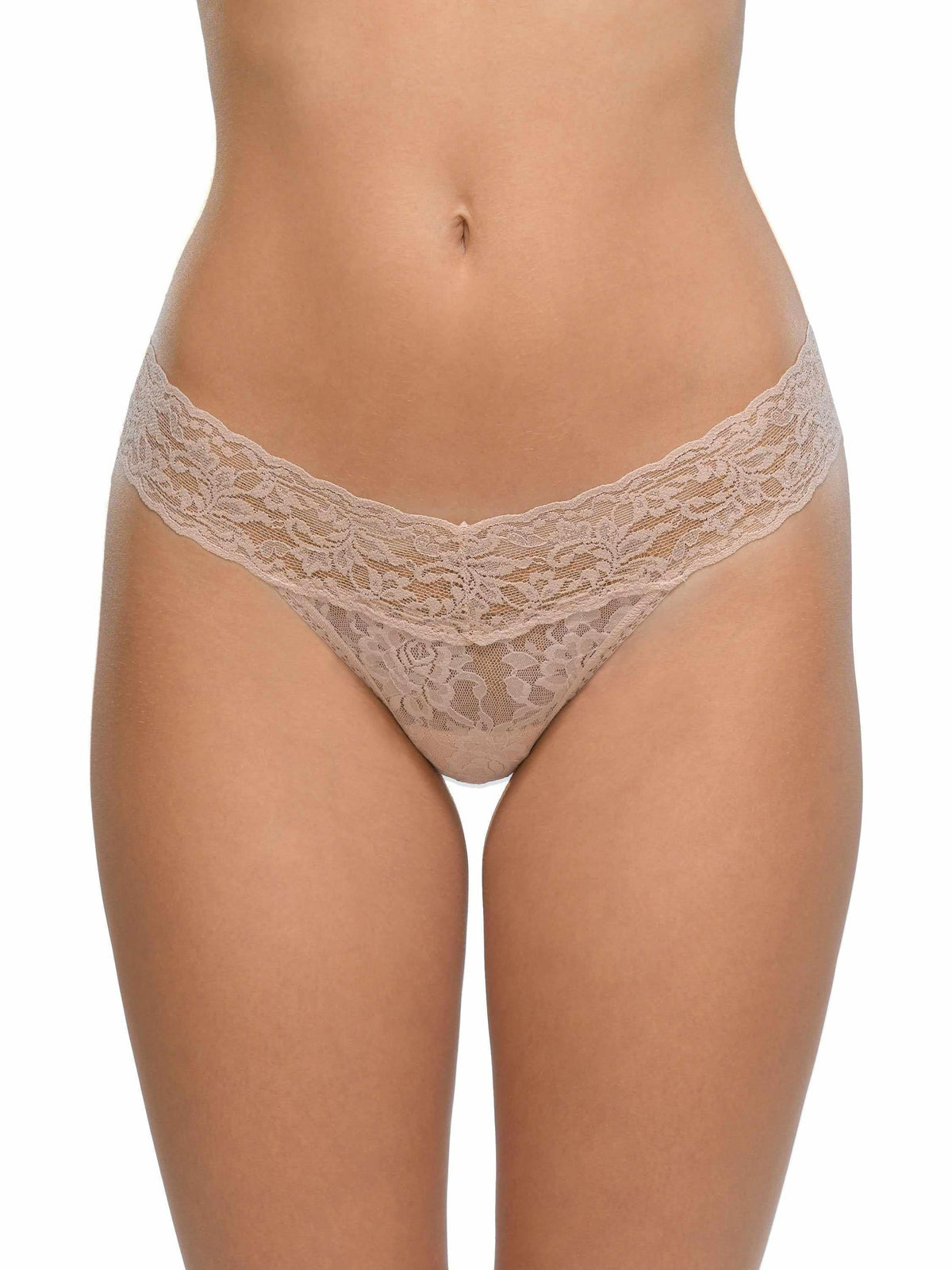 Bottle Service 3 Pack Signature Lace® Low Rise Thongs In Printed Box - Hanky Panky