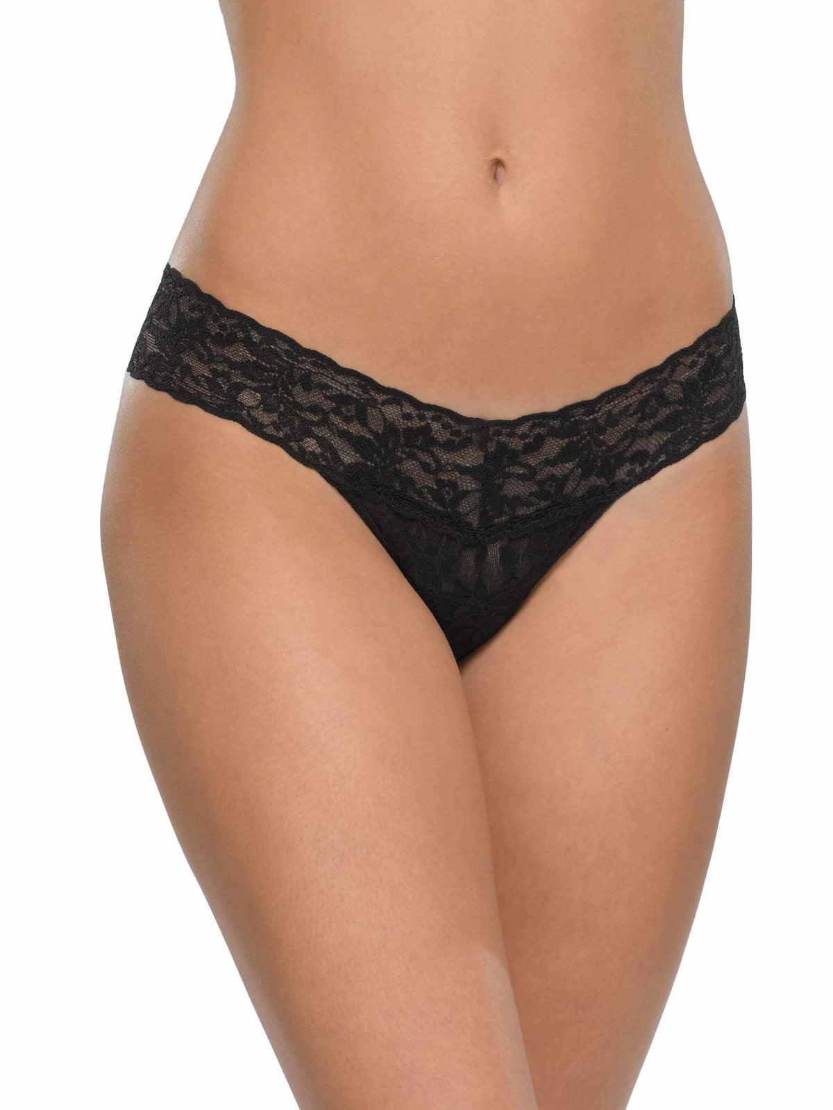 Bottle Service 3 Pack Signature Lace® Low Rise Thongs In Printed Box - Hanky Panky
