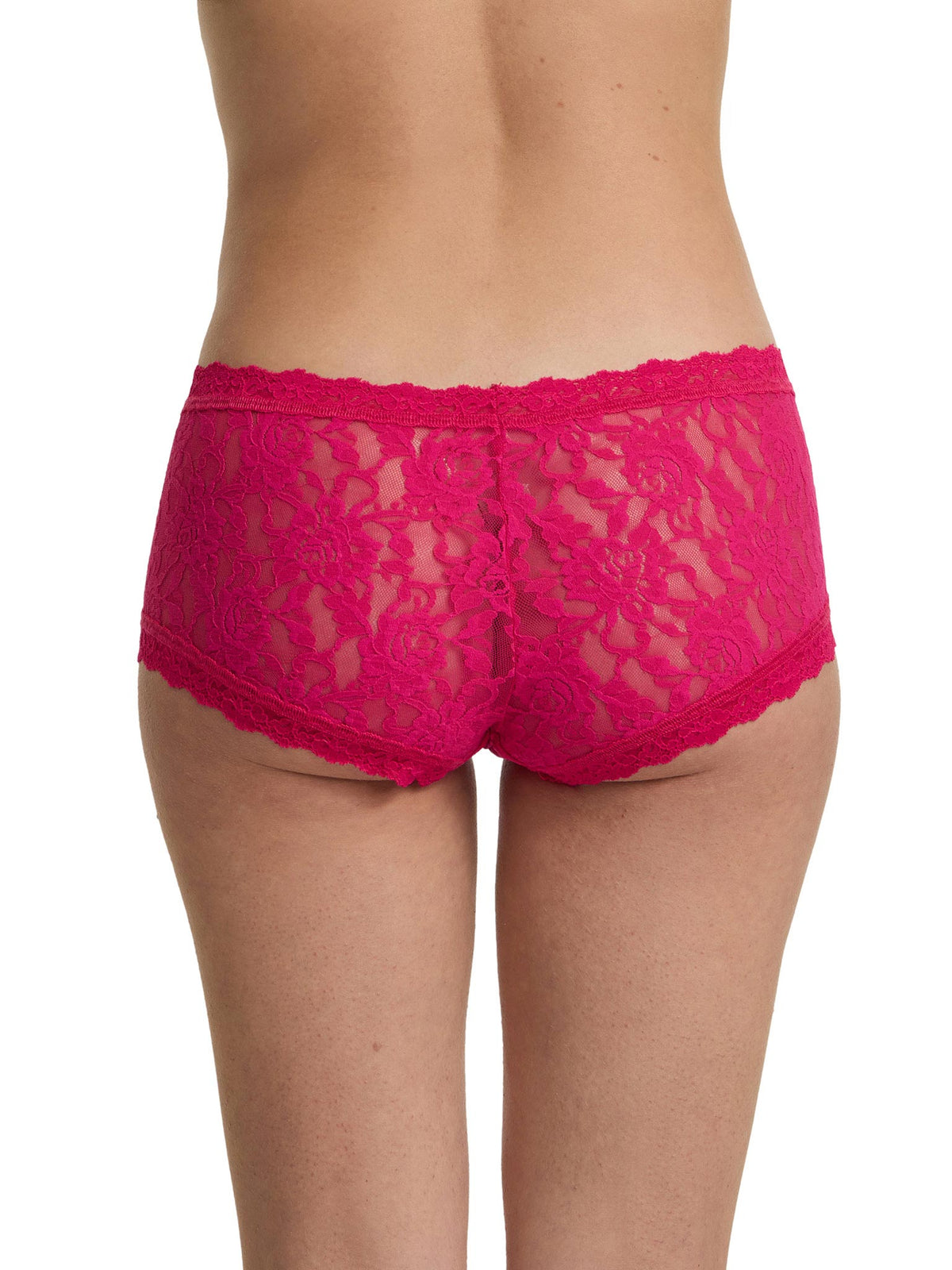 Signature Lace® Boyshort Sealed With A Kiss Pink - Hanky Panky