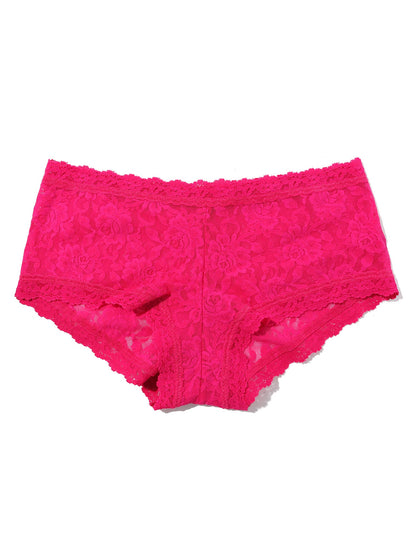 Signature Lace® Boyshort Sealed With A Kiss Pink - Hanky Panky