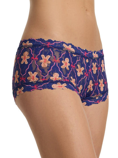 Printed Signature Lace® Boyshort Festive Gingerbread Cook - Hanky Panky