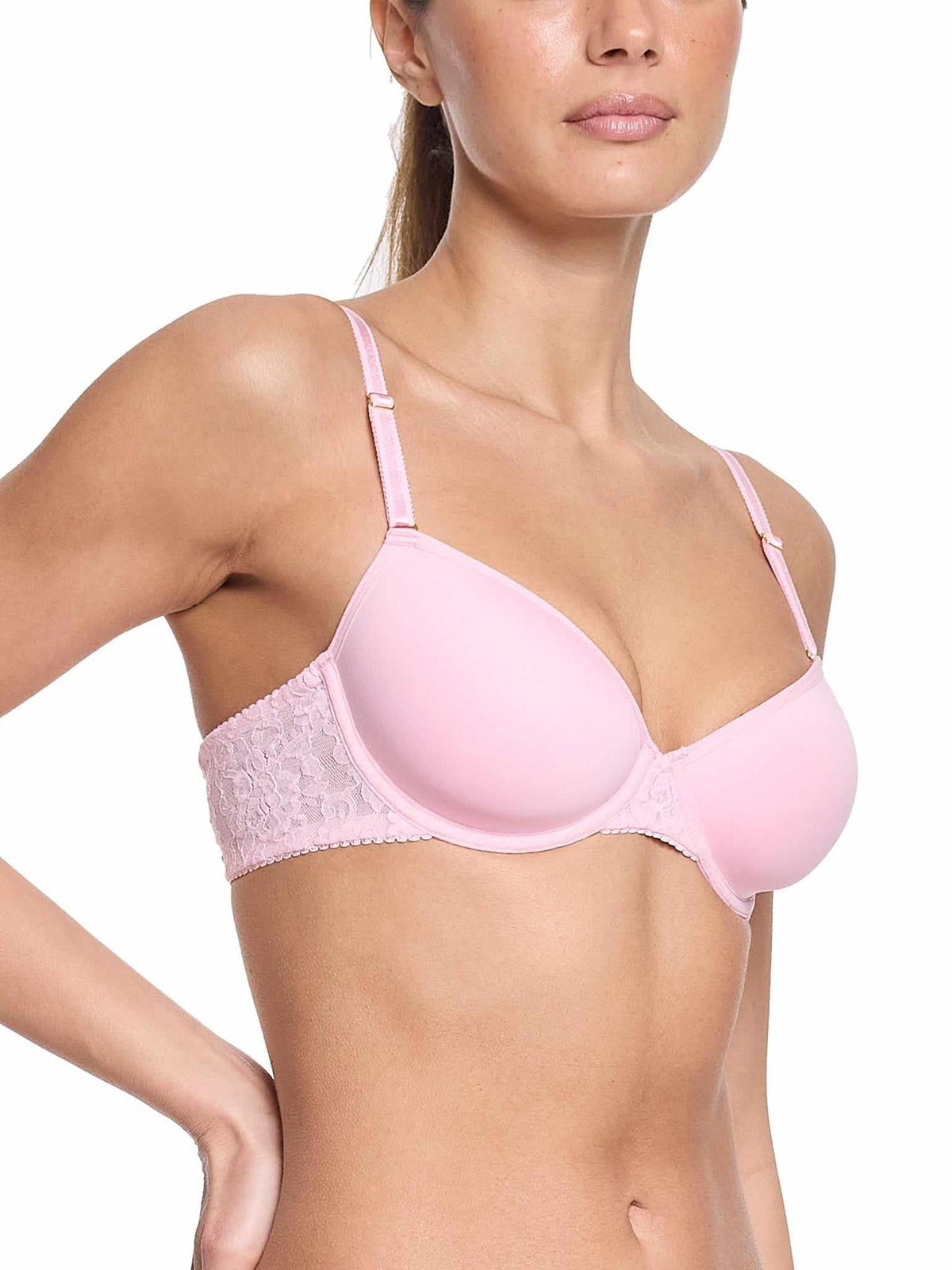 Signature Lace® T-Shirt Bra Bliss Pink Sale - Hanky Panky