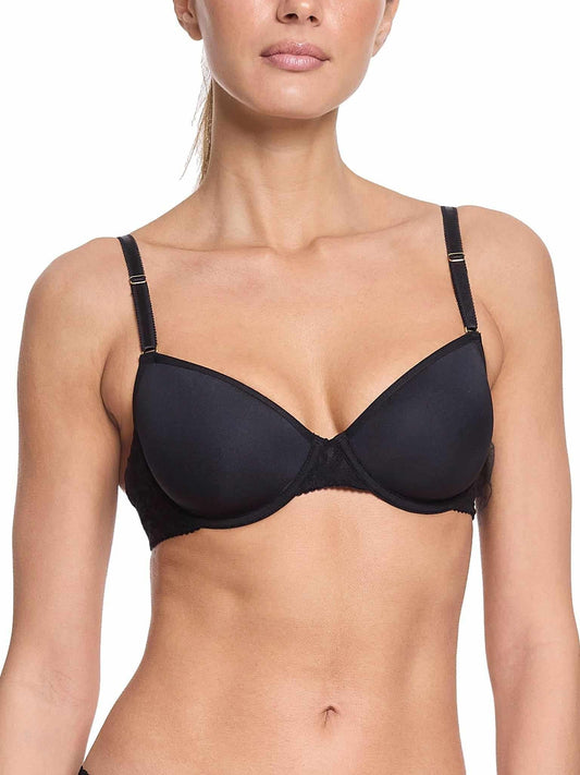 Signature Lace® T-Shirt Bra Black - Hanky Panky