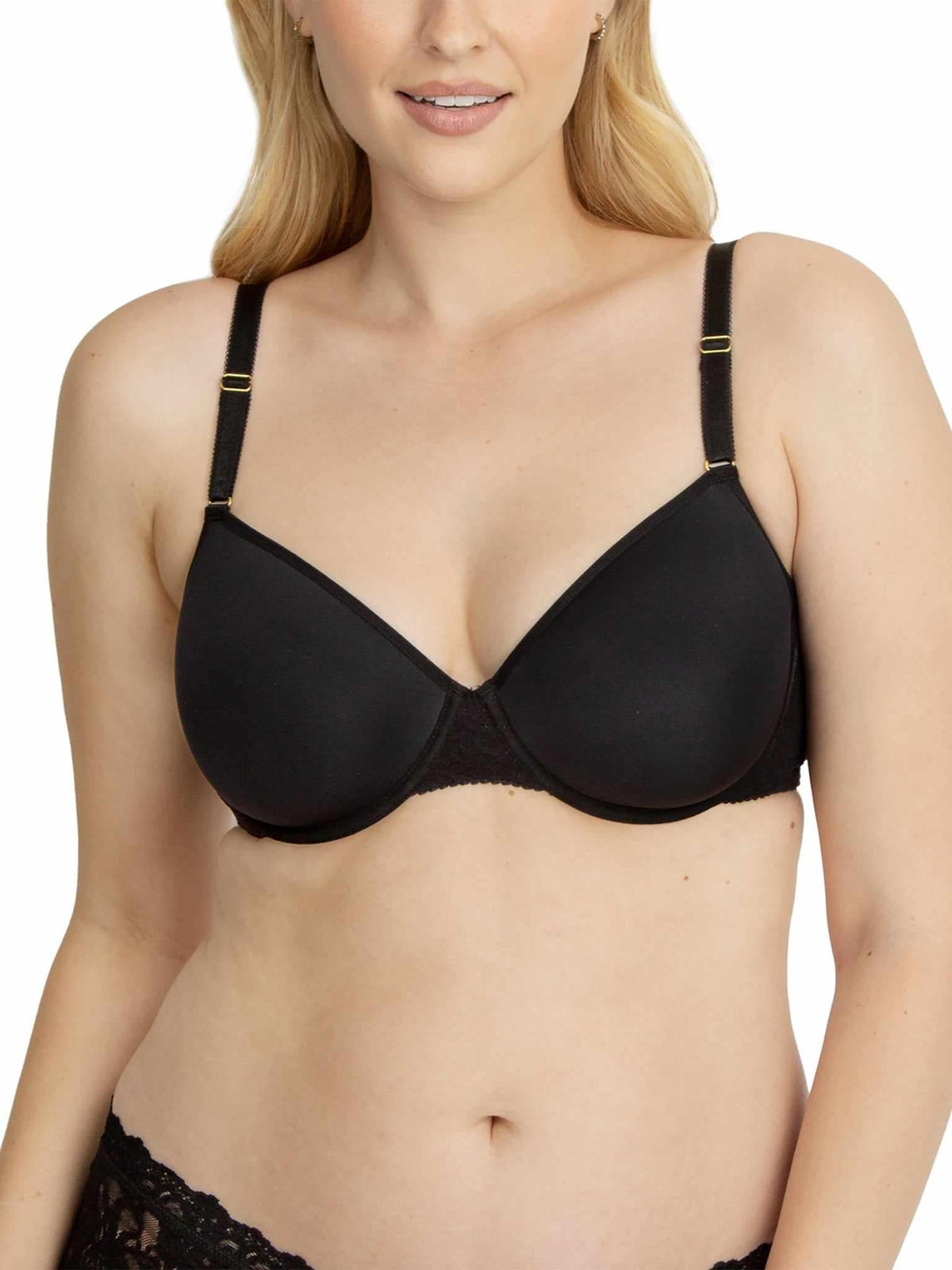 Signature Lace® T-Shirt Bra Black - Hanky Panky