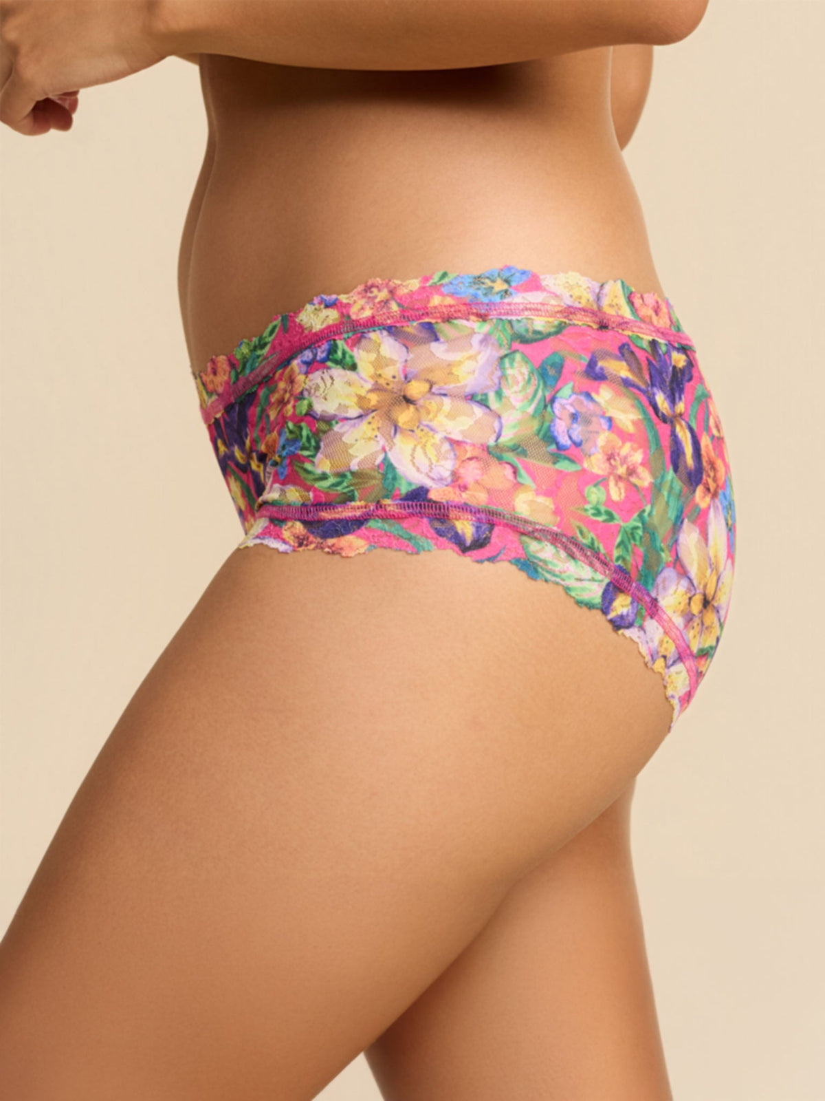 Printed Signature Lace® Boyshort Radiant Pink - Hanky Panky