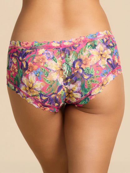Printed Signature Lace® Boyshort Radiant Pink - Hanky Panky