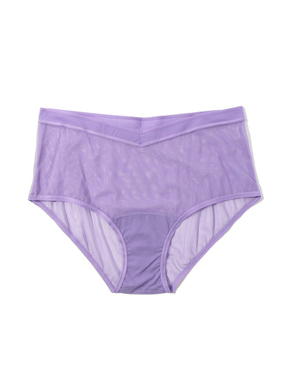 Mesh Boyshort Grape Juice Purple Sale - Hanky Panky