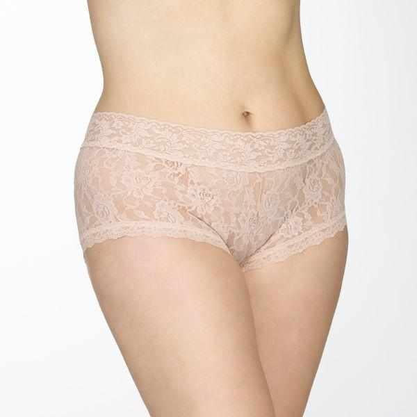 Plus Size Signature Lace® Boyshort Chai Sale - Hanky Panky