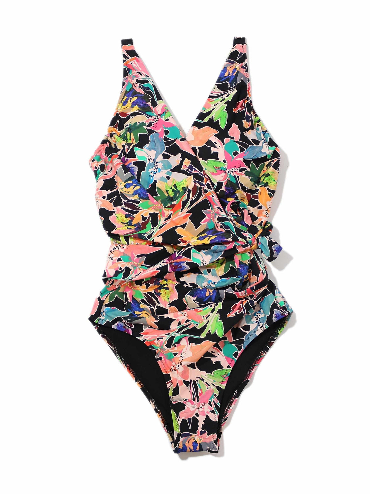 Wide Strap Wrap One Piece Swimsuit Unapologetic Sale - Hanky Panky
