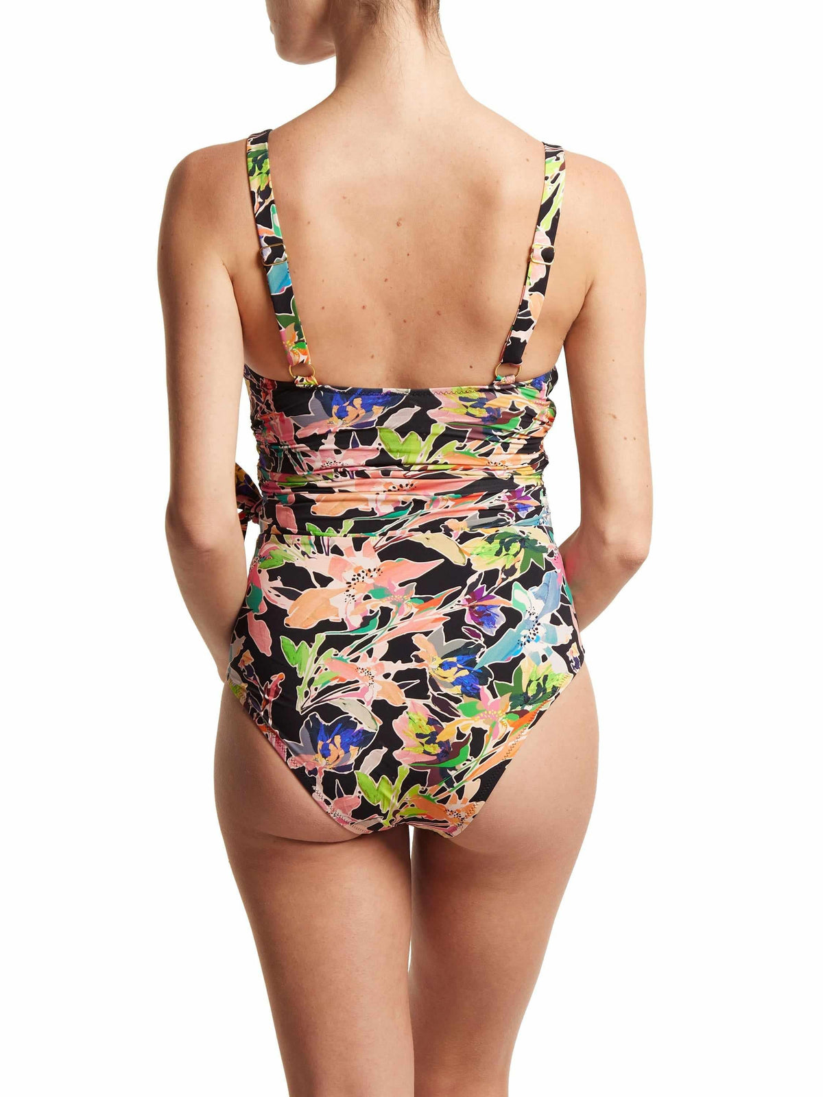 Wide Strap Wrap One Piece Swimsuit Unapologetic Sale - Hanky Panky