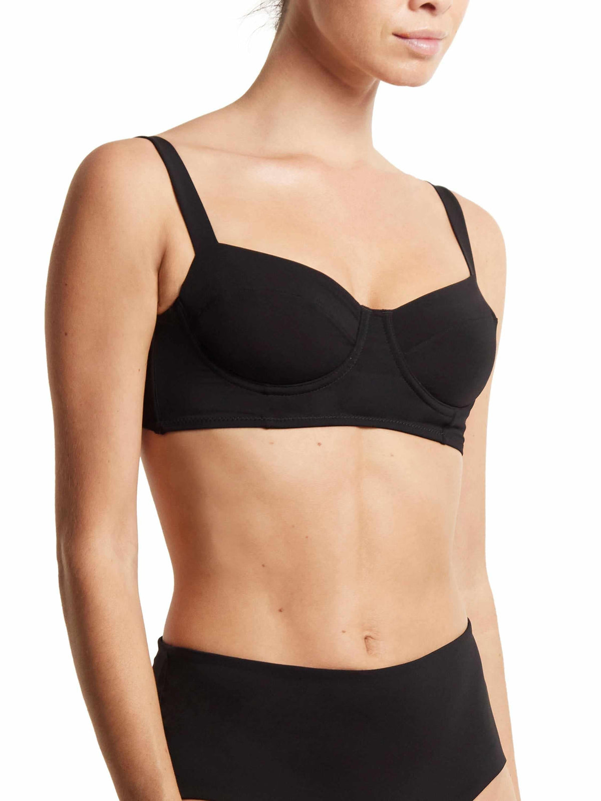 Balconette Bikini Swimsuit Top Black - Hanky Panky