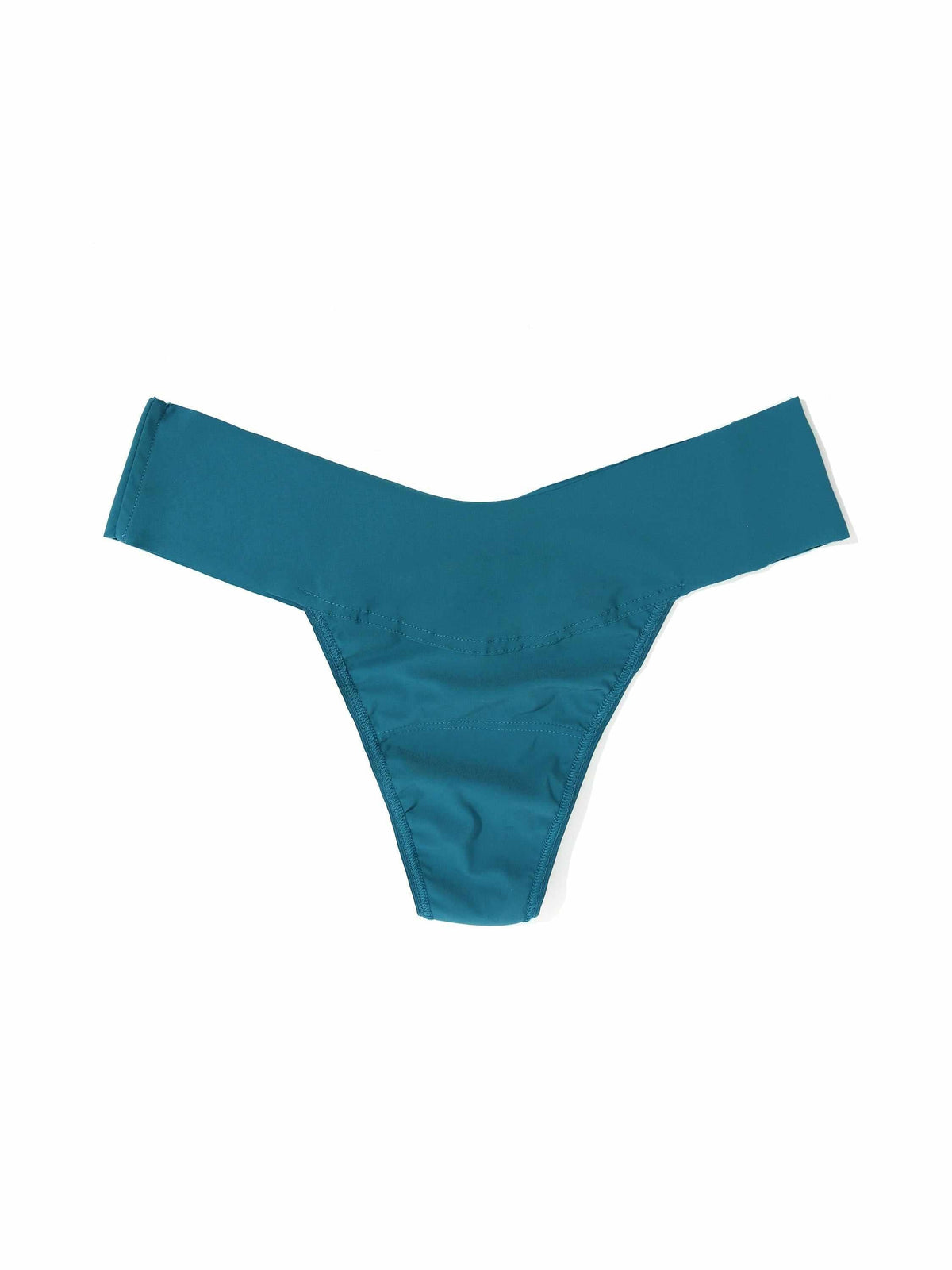 BreatheSoft™ Natural Rise Thong Earth Dance Green - Hanky Panky