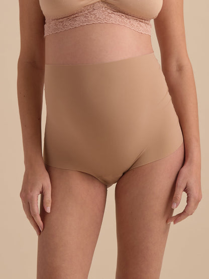 BreatheSoft™ Maternity Over The Bump Boyshort Taupe Sale - Hanky Panky