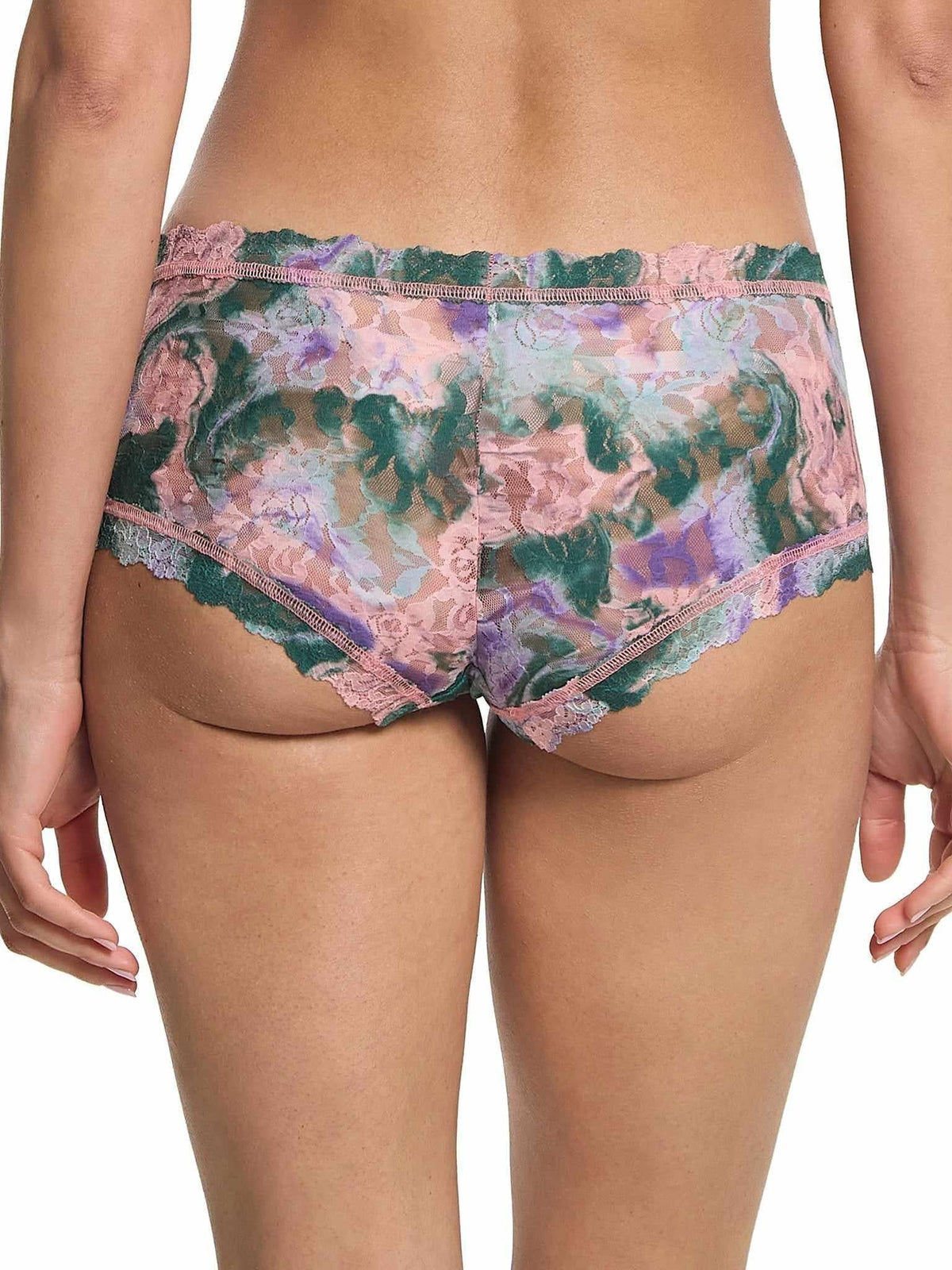 Printed Signature Lace® Boyshort Painter - Hanky Panky