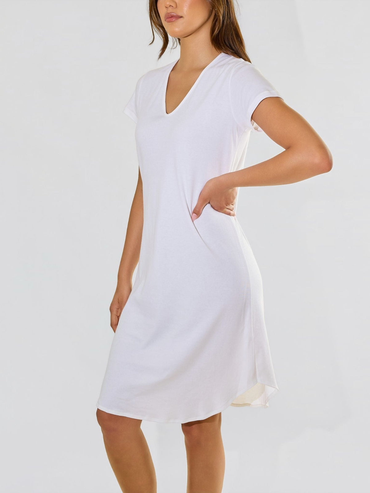 Supima® Cotton Gown White - Hanky Panky