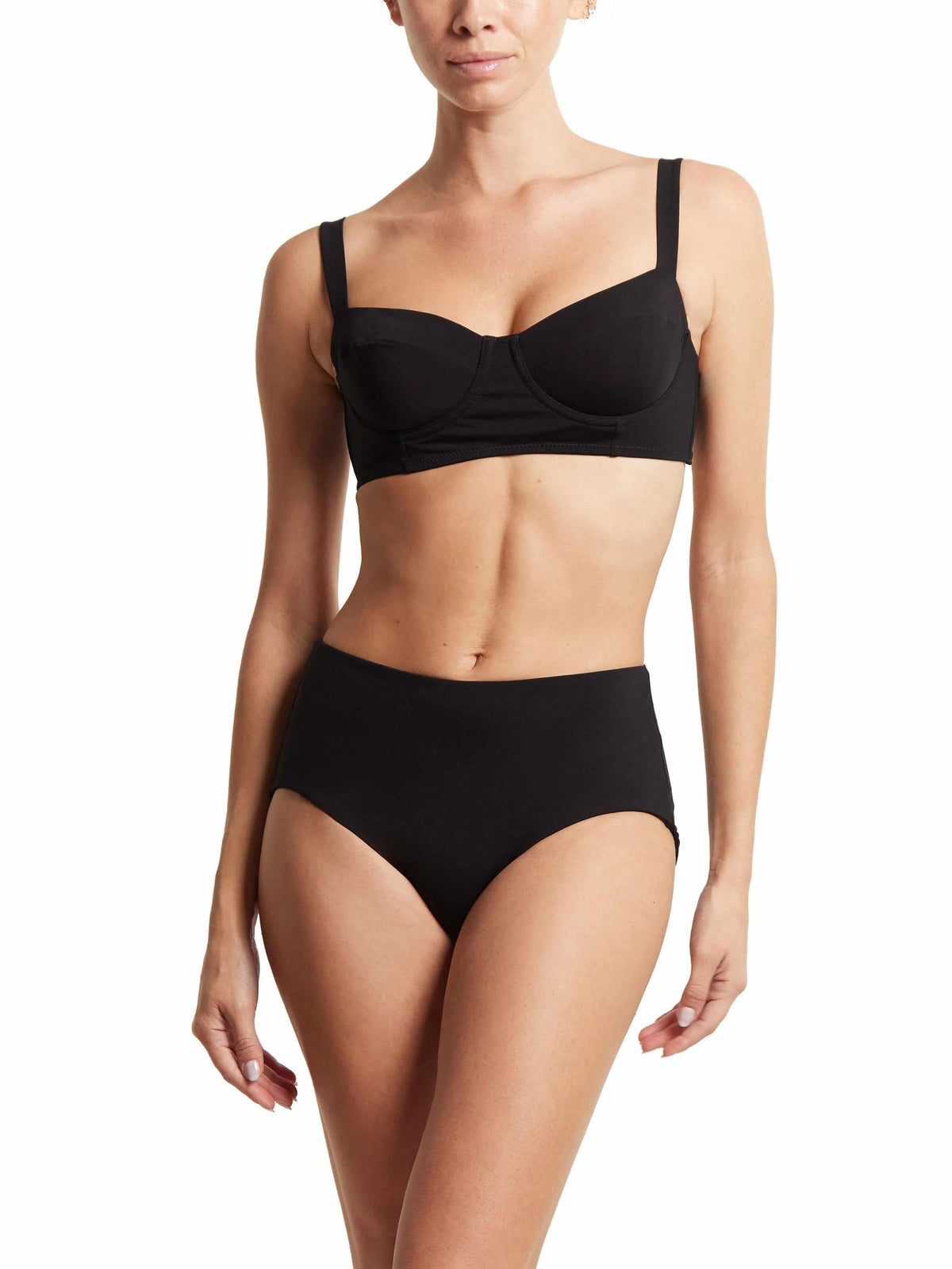 Boyshort Swimsuit Bottom Black - Hanky Panky