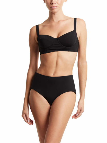 Boyshort Swimsuit Bottom Black - Hanky Panky