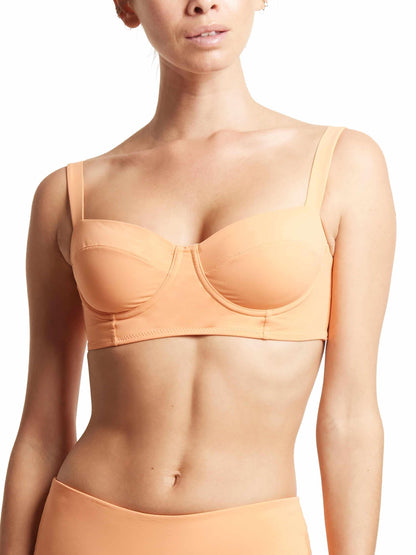 Balconette Bikini Swimsuit Top Florence Orange Sale - Hanky Panky