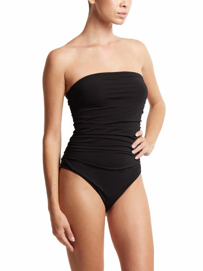 Bandeau One Piece Swimsuit Black - Hanky Panky