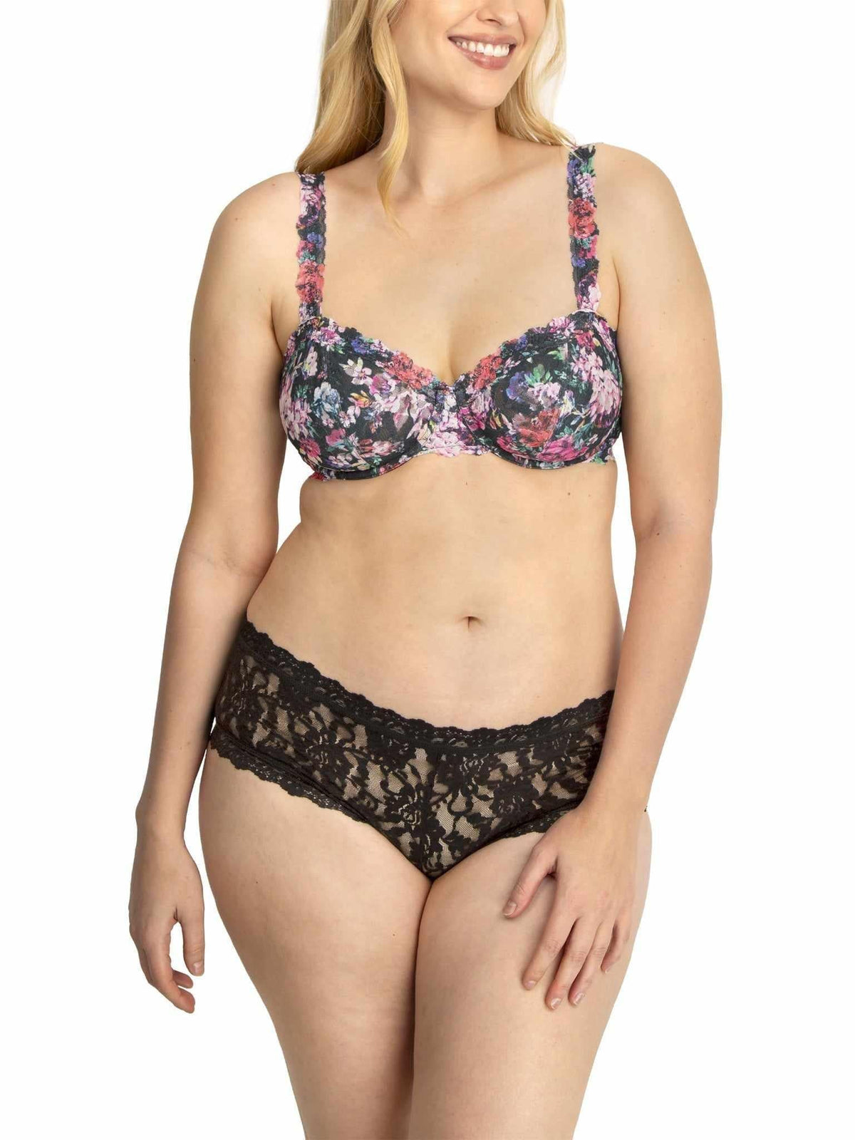 Signature Lace® Balconette Bra Dark Peonies Sale - Hanky Panky