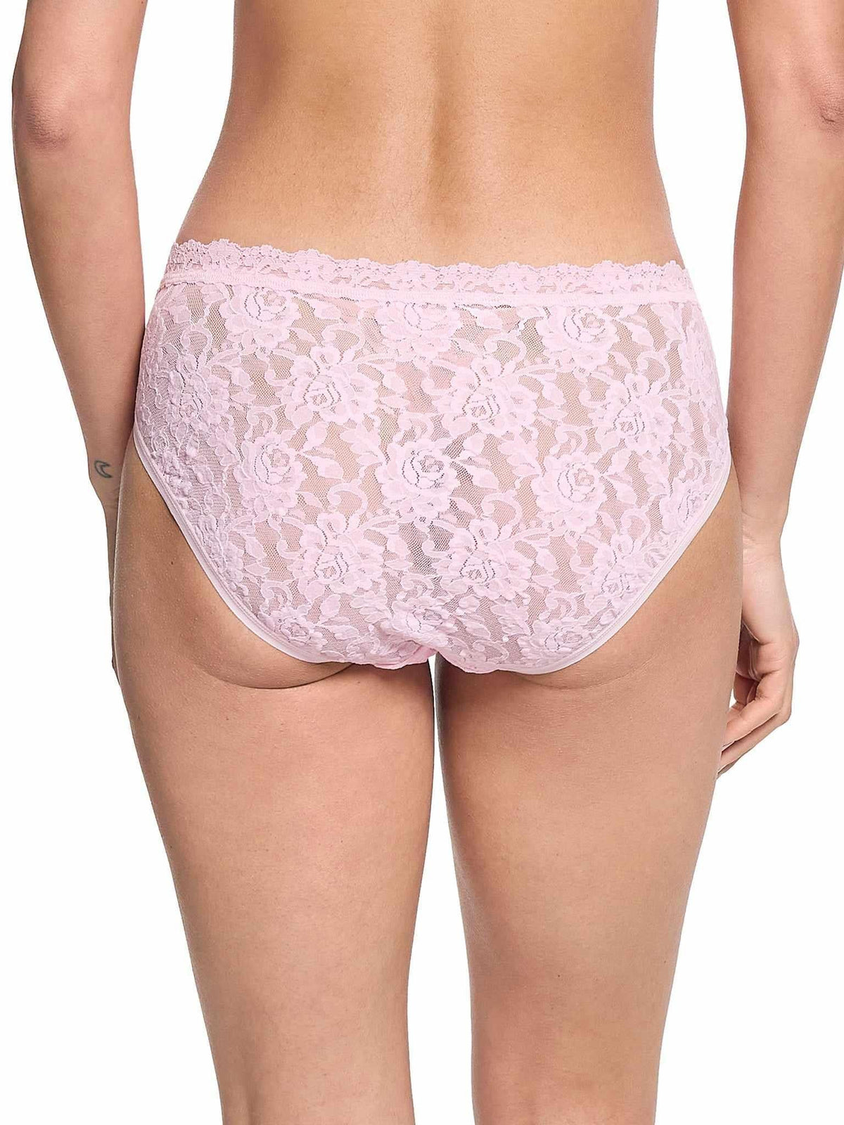 Signature Lace® V-Front High Cut Brief Bliss Pink Sale - Hanky Panky