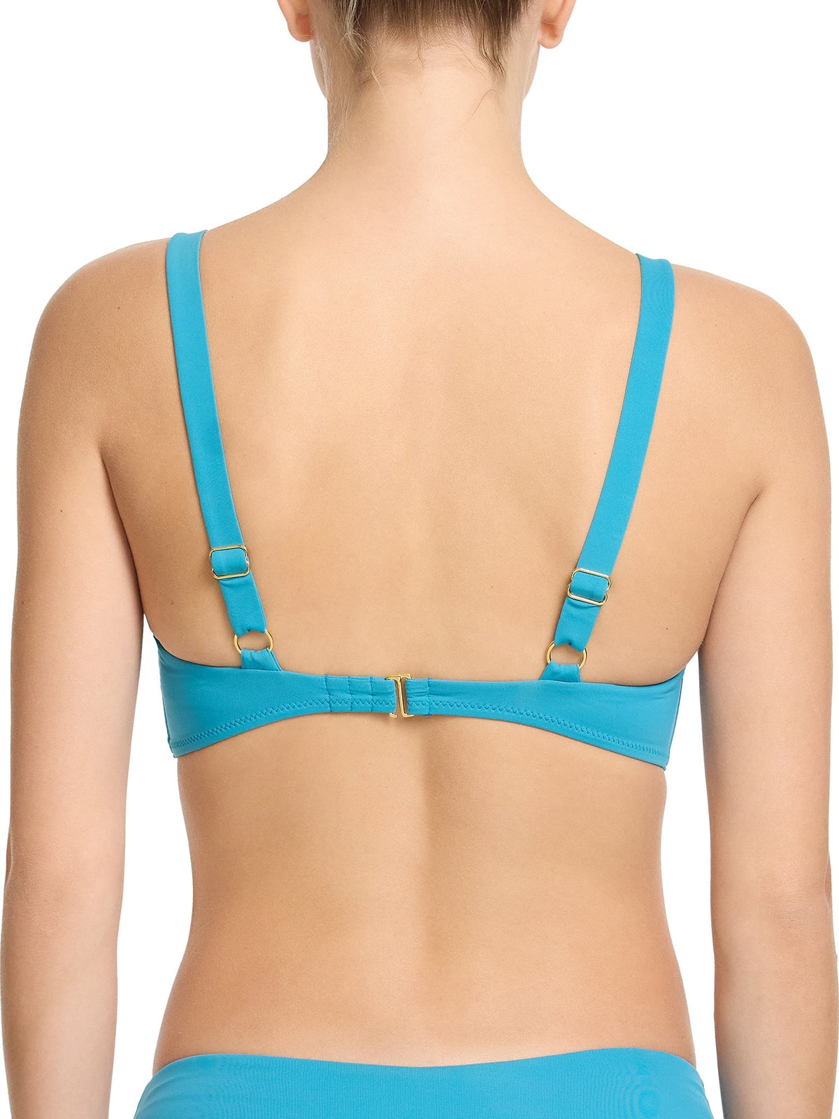 Balconette Bikini Swimsuit Top Tahiti Teal Sale - Hanky Panky