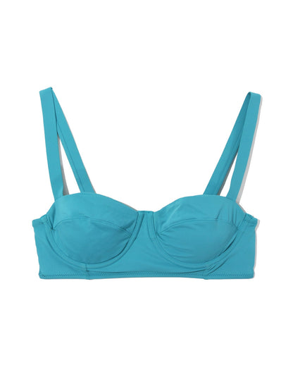 Balconette Bikini Swimsuit Top Tahiti Teal Sale - Hanky Panky