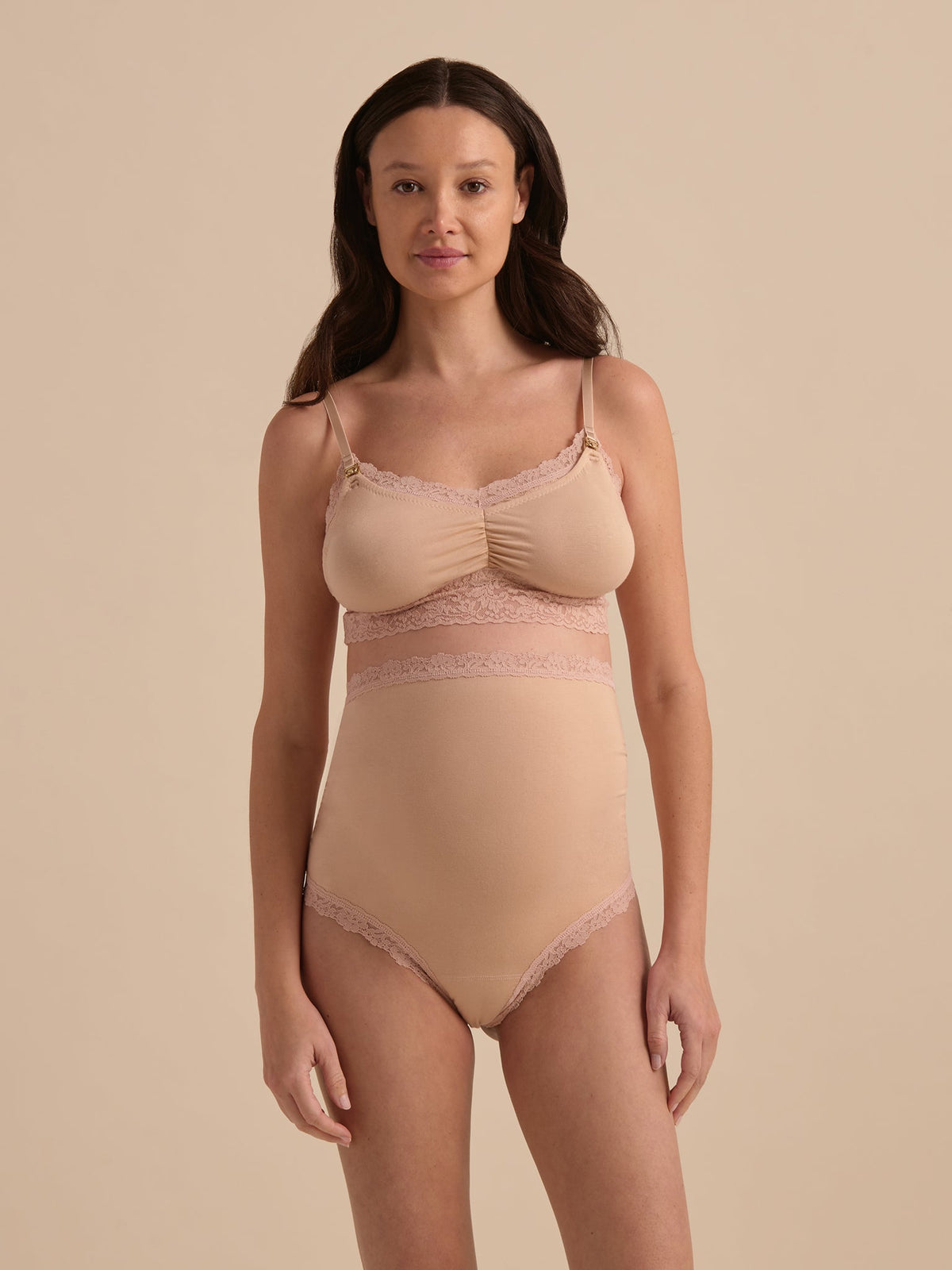 Supima Cotton® Maternity Over The Bump Thong Chai Sale - Hanky Panky