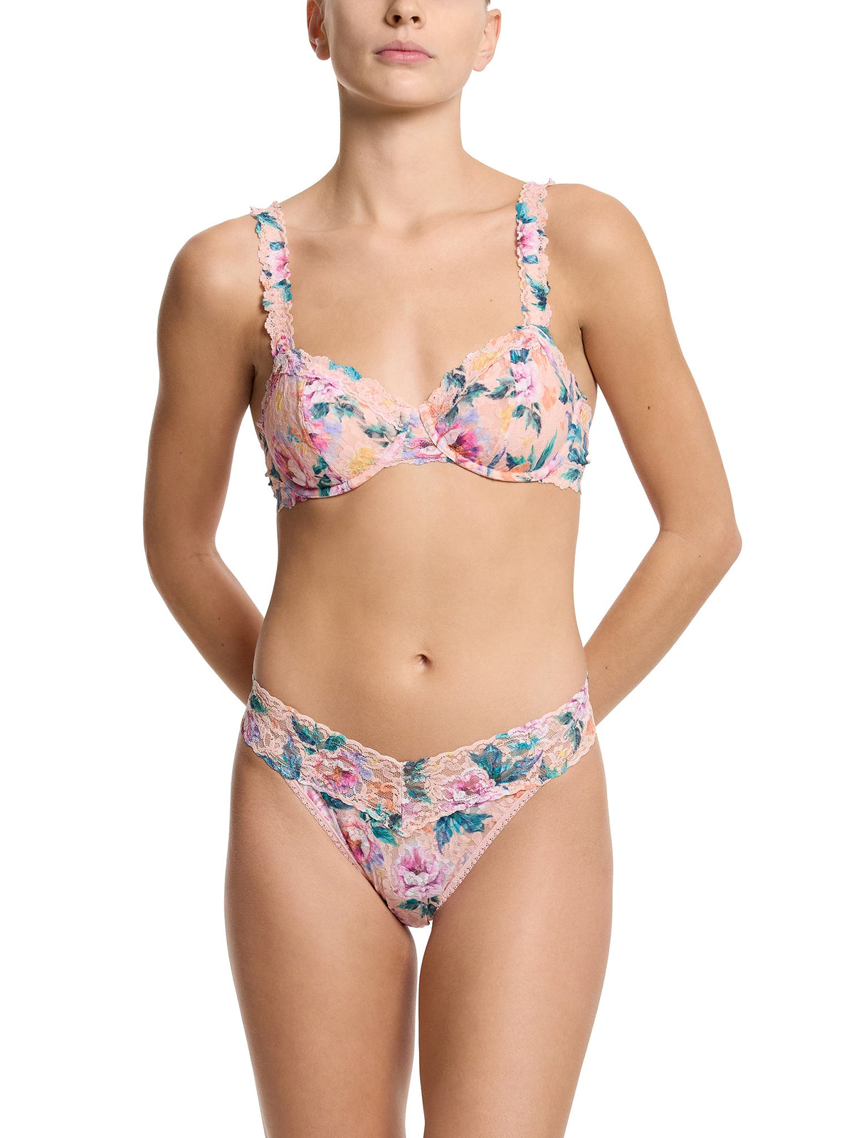 Printed Signature Lace® Balconette Buy Myself Flowers Sal - Hanky Panky