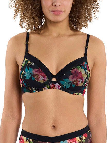 Lined Mesh Plunge Bra Botanic Romantic Sale - Hanky Panky