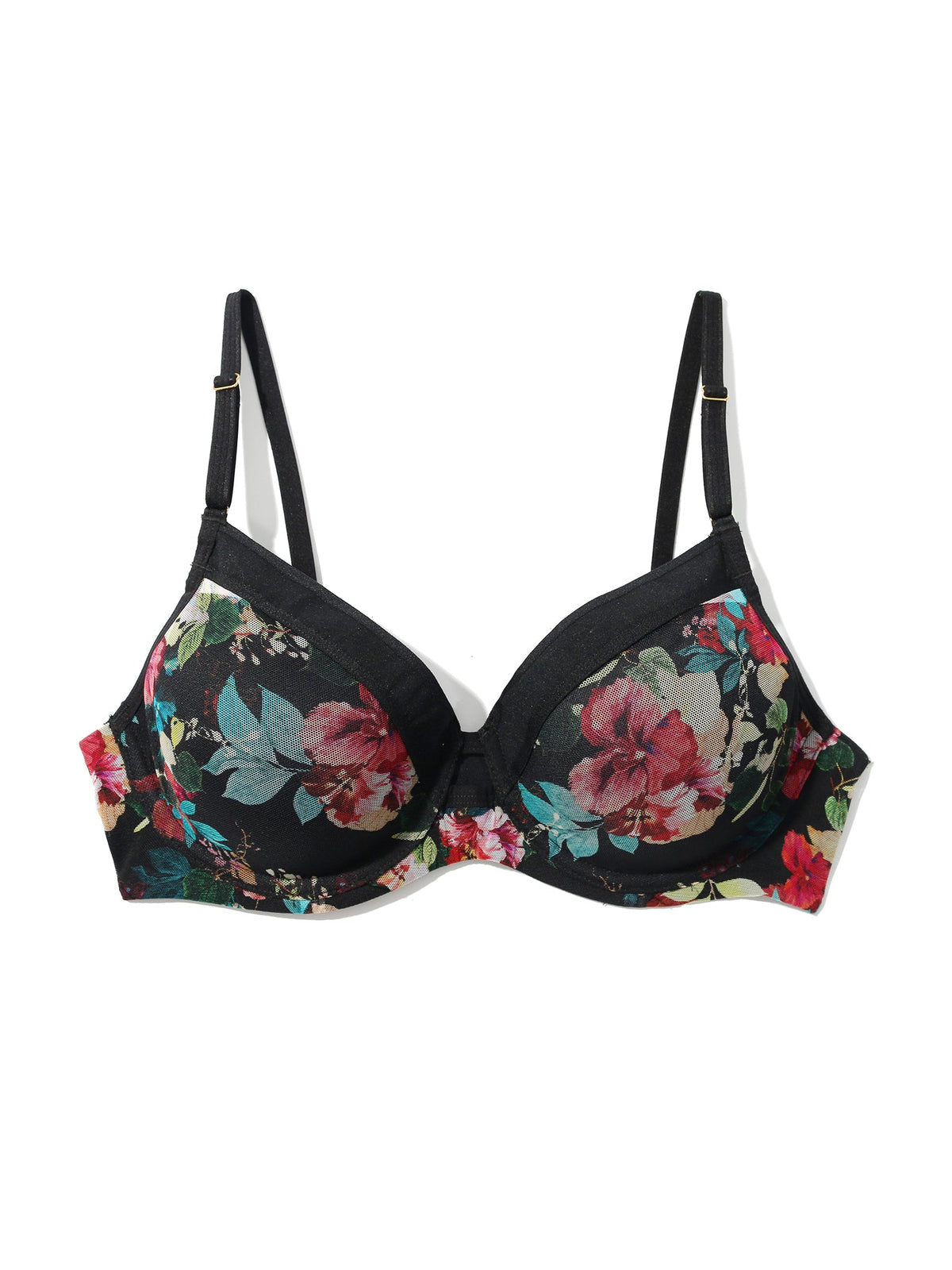 Lined Mesh Plunge Bra Botanic Romantic Sale - Hanky Panky