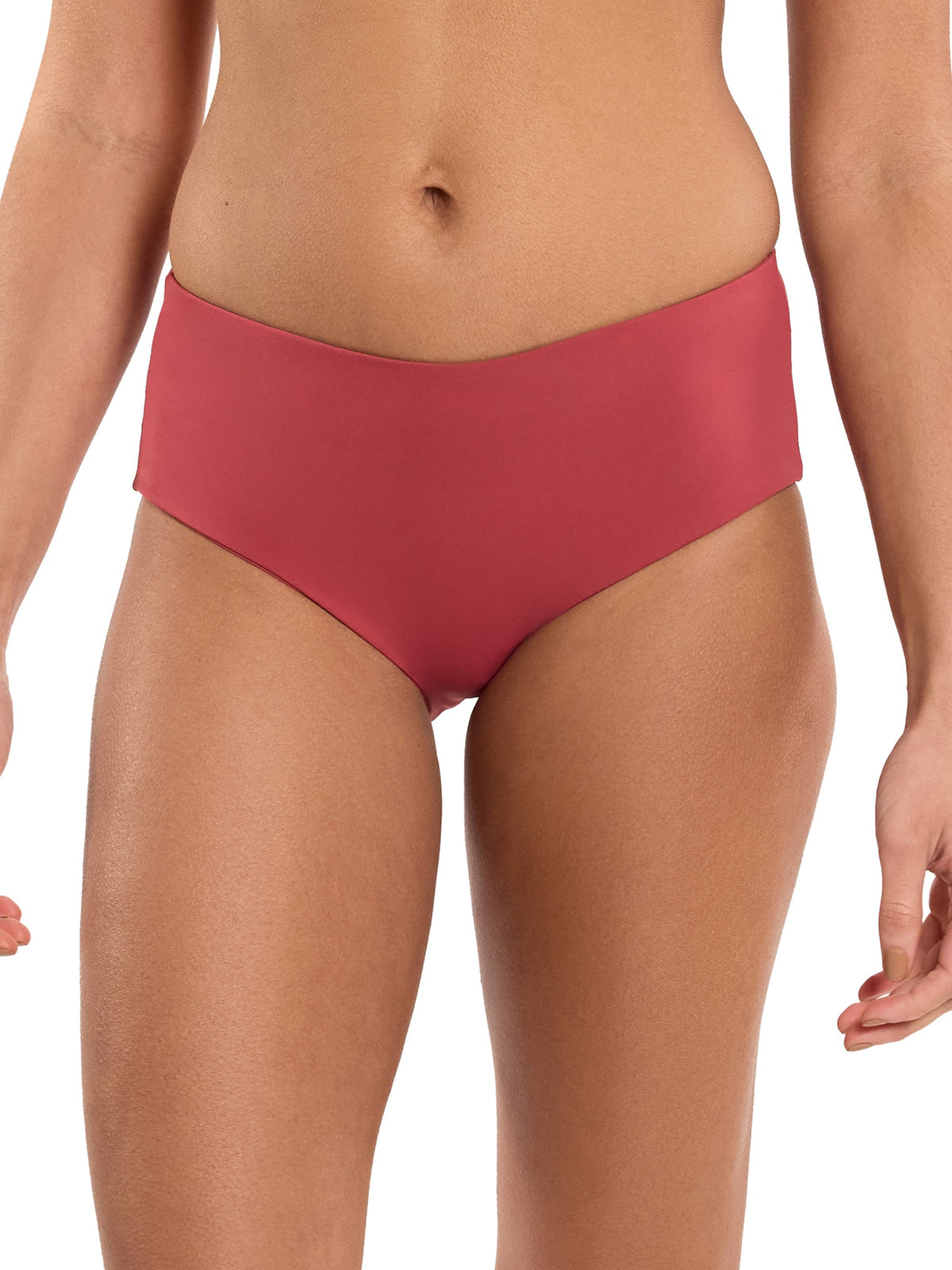 Boyshort Swimsuit Bottom Sunbaked Red Sale - Hanky Panky