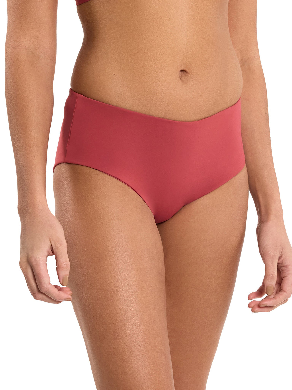 Boyshort Swimsuit Bottom Sunbaked Red Sale - Hanky Panky